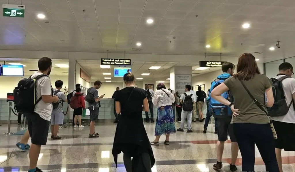 Get the Visa at Noi Bai airport