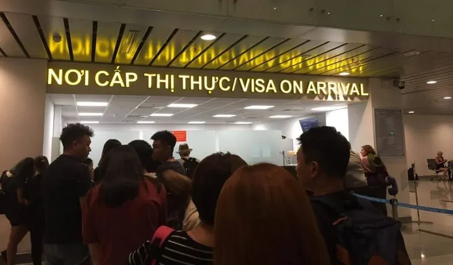 Visa at Da Nang Airport