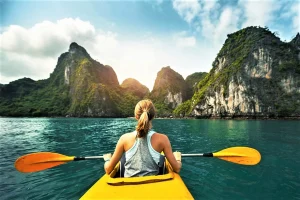 cheo kayak vinh ha long 1