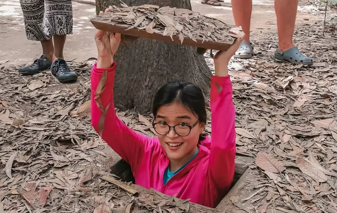 cu chi tunnels classic landscape