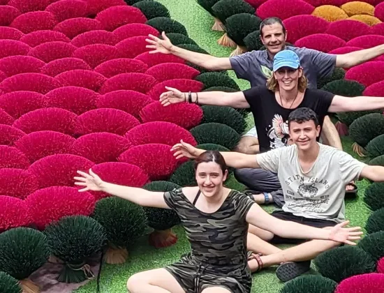 full day ha noi to quang phu cau incense stick village vietnam 02